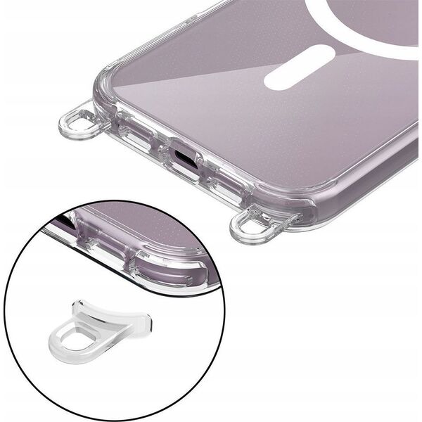 TECH-PROTECT FLEXAIR CHAIN MAGSAFE IPHONE 16E BLACK & TAUPE