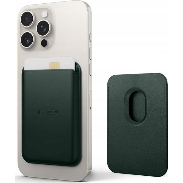 TECH-PROTECT MAGWALLET MAGSAFE UNIVERSAL MAGNETIC CARD HOLDER KHAKI