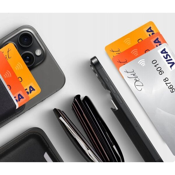 TECH-PROTECT MAGWALLET MAGSAFE UNIVERSAL MAGNETIC CARD HOLDER KHAKI