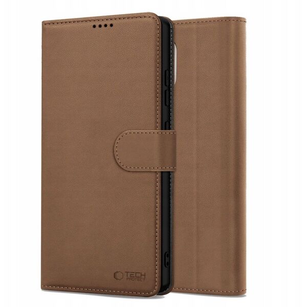 Etui z klapką Tech-Protect Wallet Apple iPhone 16e Brown