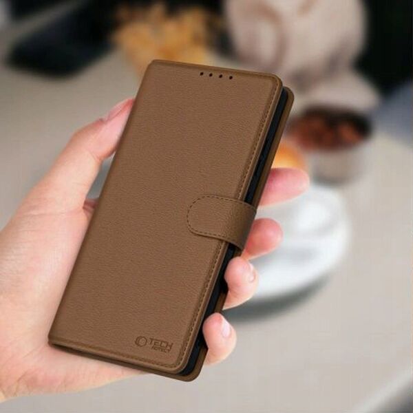 Etui z klapką Tech-Protect Wallet Apple iPhone 16e Brown