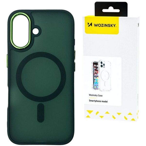 Etui Wozinsky Fashion Case MagSafe na Samsung Galaxy S25 Ultra - zielone