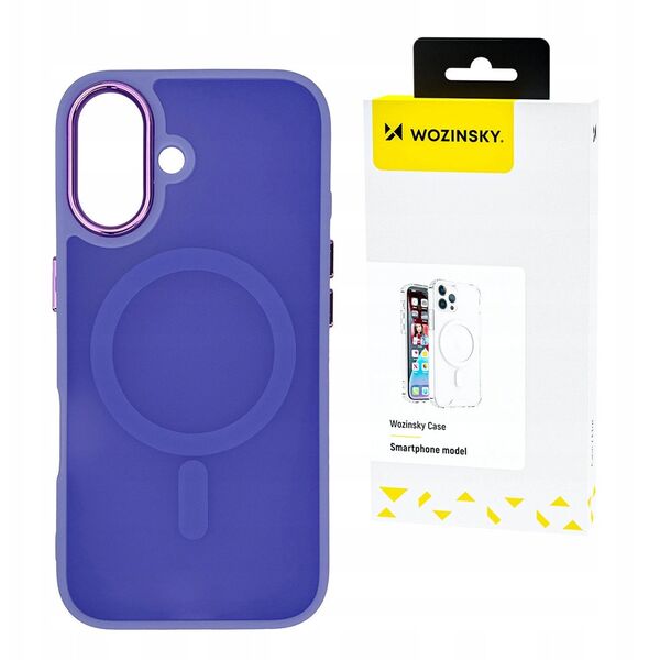 Etui Wozinsky Fashion Case MagSafe na Samsung Galaxy S25+ - fioletowe
