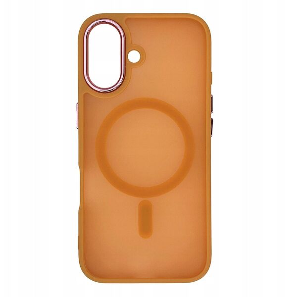 Etui Wozinsky Fashion Case MagSafe na Samsung Galaxy S25 - pomarańczowe