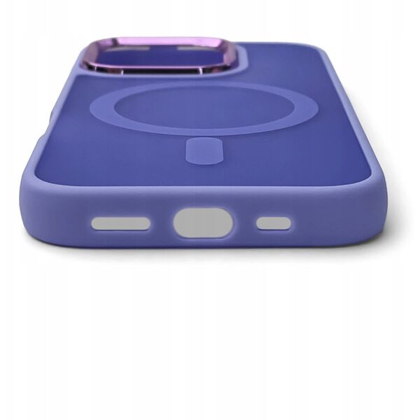 Etui Wozinsky Fashion Case MagSafe na Samsung Galaxy S25 - fioletowe