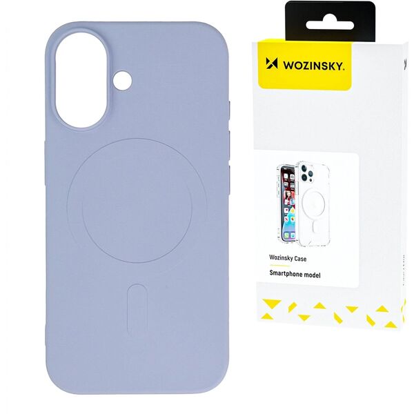 Etui Wozinsky Liquid Silicone Case MagSafe na Samsung Galaxy S24 FE - fioletowe