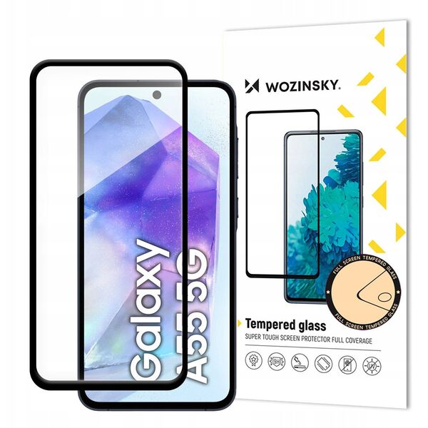 Wozinsky super wytrzymałe szkło hartowane Full Glue na cały ekran Samsung Galaxy S24 FE
