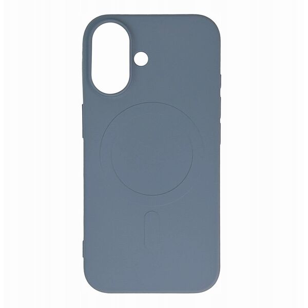 Etui Liquid Silicone Case MagSafe na Samsung Galaxy S25 - szare