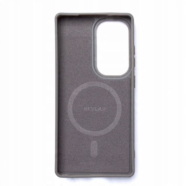 Etui Wozinsky Carbon Fibre Case z MagSafe na Samsung Galaxy S25 - szara