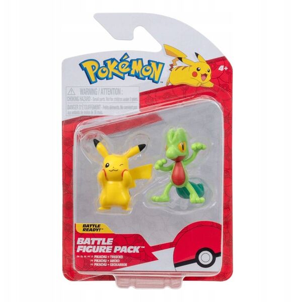 JAS POKEMON 2PACK TREECKO PIKACHU
