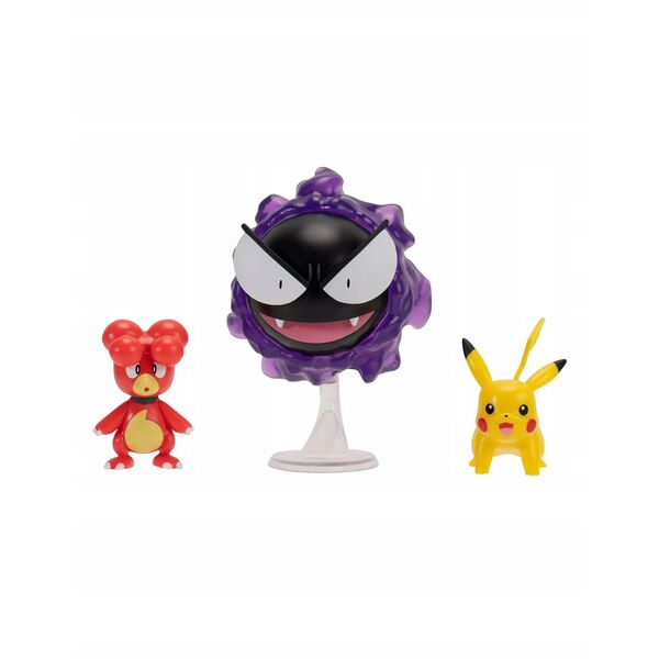 JAS POKEMON FIG 3PK MAGBY PIKACHU GASTLY