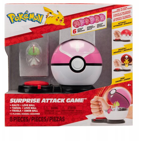 POKEMON Surprise Attack Ralts Seria 6, figurka