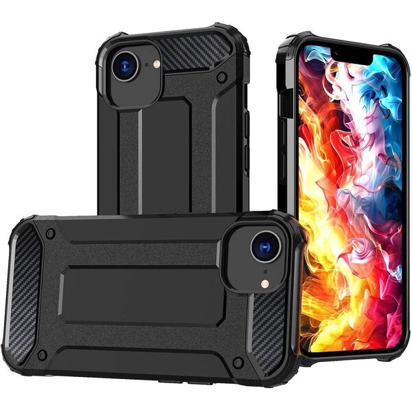 Etui Hybrid Armor na iPhone 17 Pro Max pancerne - czarne