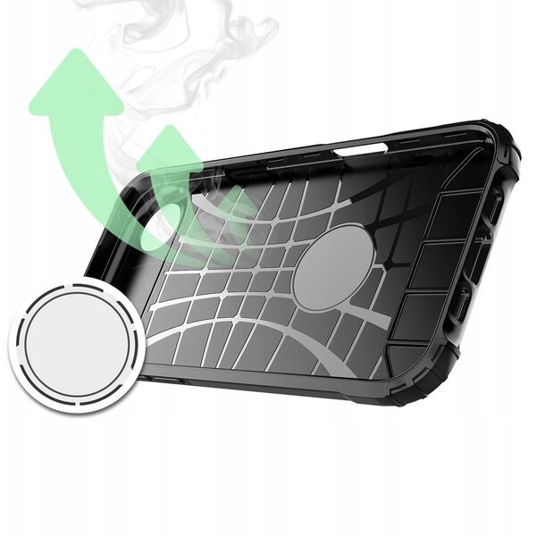 Etui Hybrid Armor na iPhone 17 Air pancerne - czarne