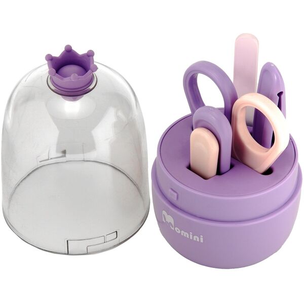 MOMINI -ZESTAW DO PIELĘGNACJI PAZNOKCI    NIEMOWLĄT LILAC