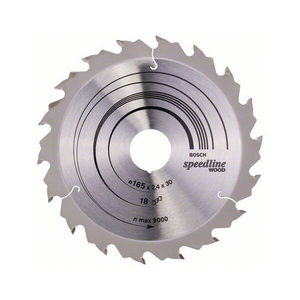 Bosch Tarcza pilarska Speedline Wood 165 x 30mm 18z (2608640789)
