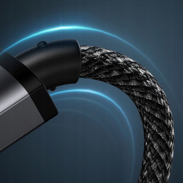 Kabel USB C do Mag3 Hoco 5A 140W magnetyczny 1,8 m U141 czarny