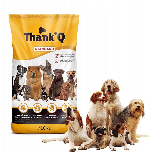 THANK'Q STANDARD smak kurczak karma dla psa 10kg