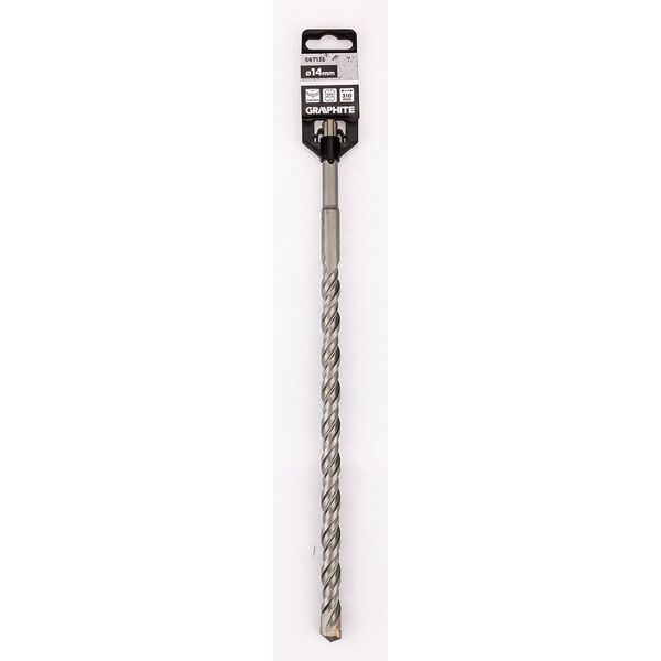 Wiertło do betonu SDS Plus z podwójną spiralą 14 x 310 mm