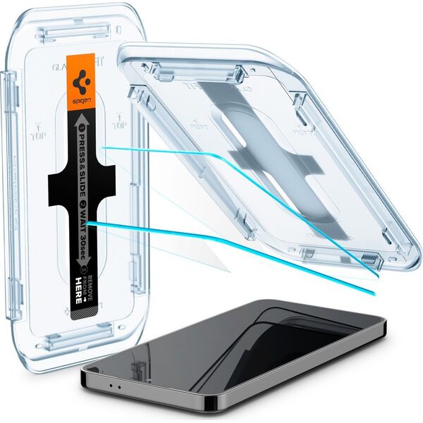 Spigen Spigen Glass tR EZ Fit HD Transparency 2 Pack - Samsung Galaxy S24