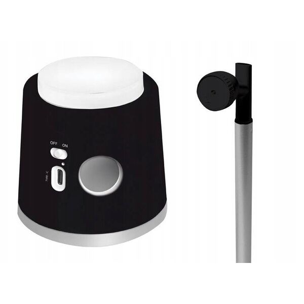 Lampka SVENSSON Light 2w1 biurkowa/nocna (odpinana mag.) - model Oslo 6W, USB-C czarna