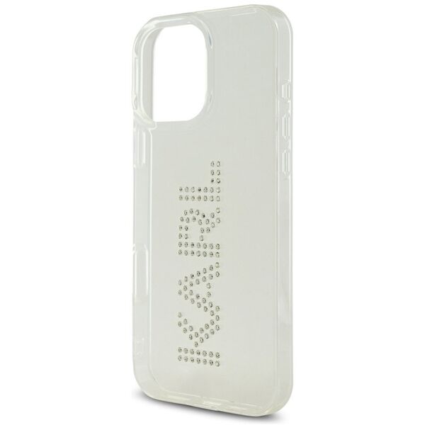 ETUI KARL LAGERFELD IML RHINESTONES LOGO DO IPHONE 16 PRO PRZEZROCZYSTY