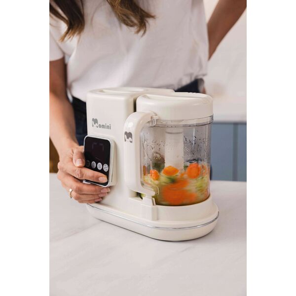MOMINI - MULTIBLENDER PAROWY Z FUNKCJĄ PODGRZEWANIA BUTELEK 7W1 MINI CHEF