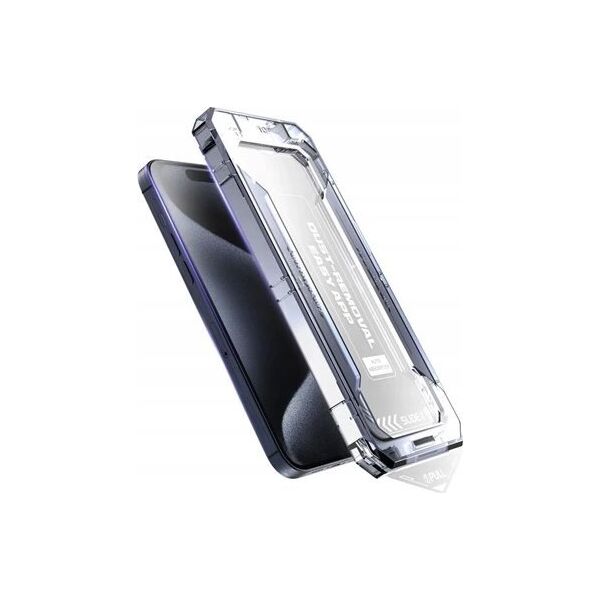 Mobile Origin Κίτρινη Προστασία Οθόνης iPhone 16 με εύχρηστο εφαρμογέα