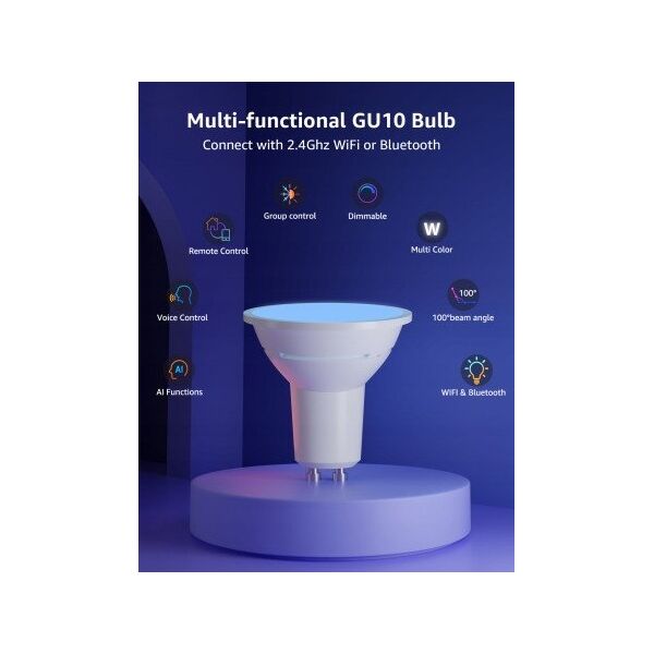 Lepro BP1 AI Smart Bulb GU10 - inteligenta żarówka GU10