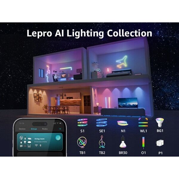 Lepro BP1 AI Smart Bulb GU10 - inteligenta żarówka GU10