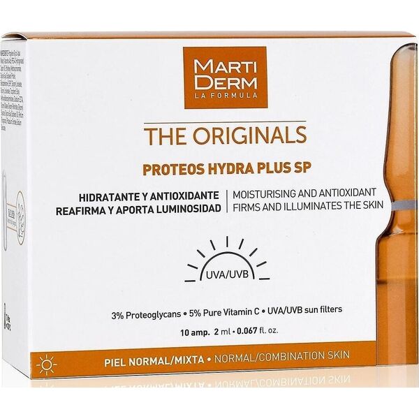 Martiderm Veido odos serumas - ampulės MartiDerm The Originals Proteos Hydra Plus SP 10x2 ml
