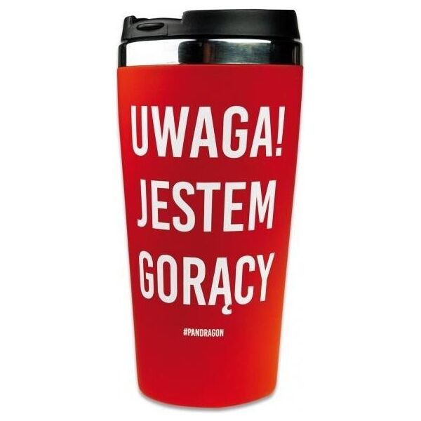 Pan Dragon Kubek termiczny 21-Jestem gorący!