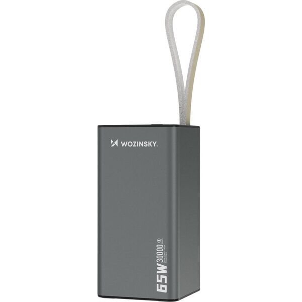 Powerbank Wozinsky K65+ 30000mAh Grafitowy