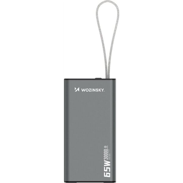 Powerbank Wozinsky K65+ 30000mAh Grafitowy