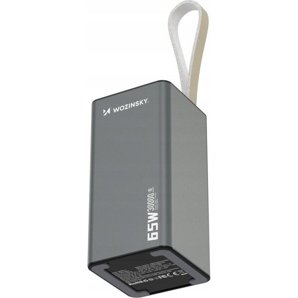 Powerbank Wozinsky K65+ 30000mAh Grafitowy