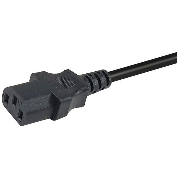 Equip Stromkabel CEE 7/7  ->C13 St/Bu     schwarz  1.80m PVC