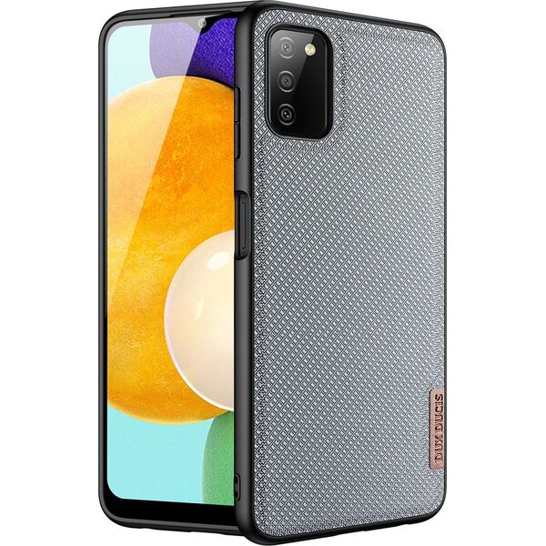 Dux Ducis Dux Ducis Fino etui pokrowiec pokryty nylonowym materiałem Samsung Galaxy A03s szary