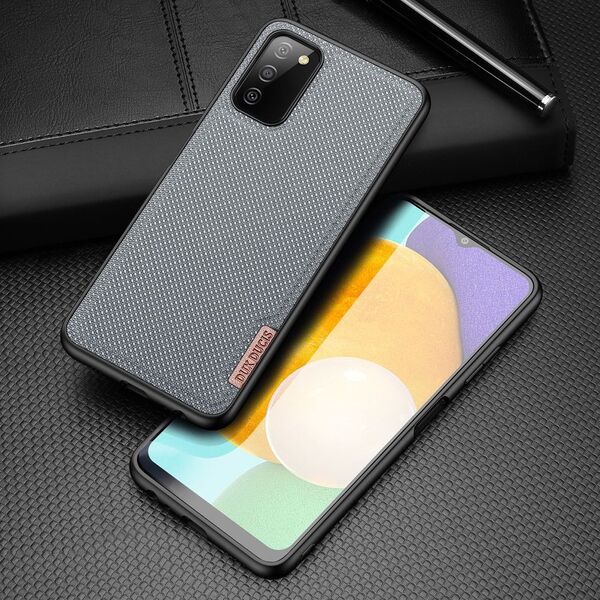 Dux Ducis Dux Ducis Fino etui pokrowiec pokryty nylonowym materiałem Samsung Galaxy A03s szary