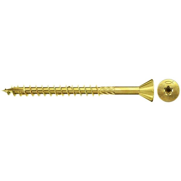 Medsraigciai FISCHER, 3,5 x 45 mm, cinkuoti, MDF plokstems, 200 vnt.