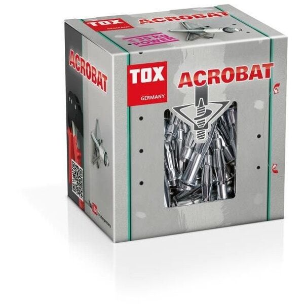 Inkarinis varztas GKP TOX Acrobat, M5/52 mm, metalinis, 50 vnt.