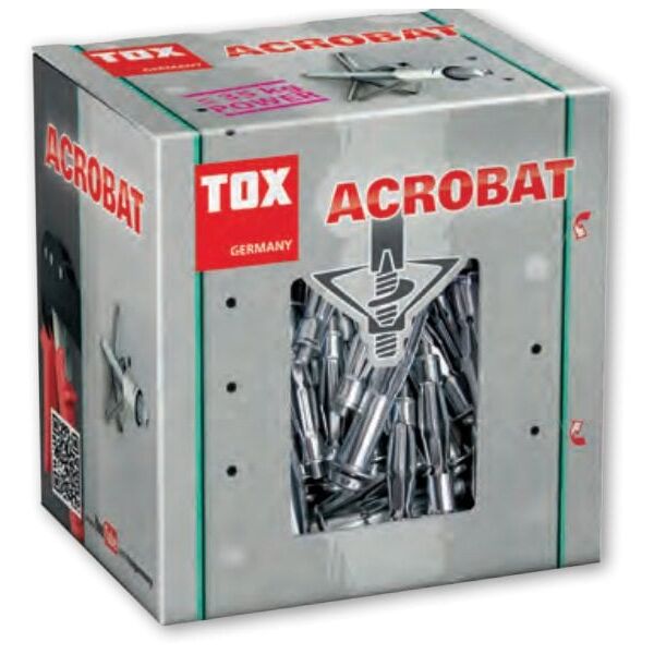 Inkarinis varztas GKP TOX Acrobat, M8/55 mm, metalinis, 25 vnt.