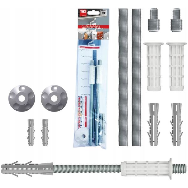 Montavimo rinkinys TOX Thermo Proof Mini, M8 x 200 mm, 2 vnt.