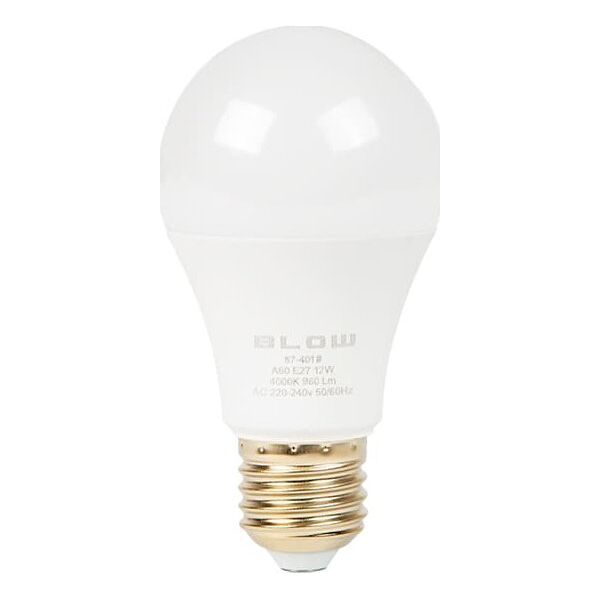 Blow 87-401# Żarówka led  e27 12w a60 230v b.neutral.