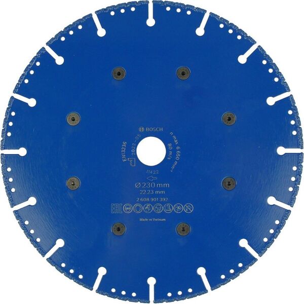 Bosch Bosch diamond cutting disc EXPERT Diamond Pipe Cut Wheel, 230mm (bore 22.23mm)