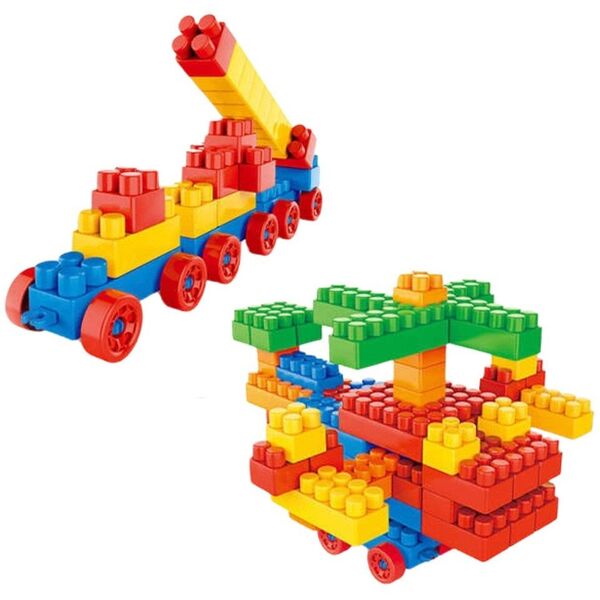 Zestaw Klocki Konstrukcyjne Przestrzenne Kolorowe 260 el. LEAN Toys