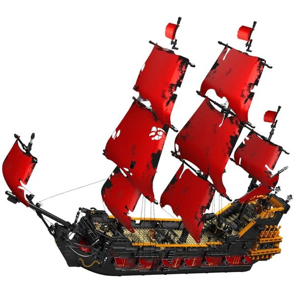 Klocki Konstrukcyjne Statek Piracki Czerwone Żagle 3139 el.