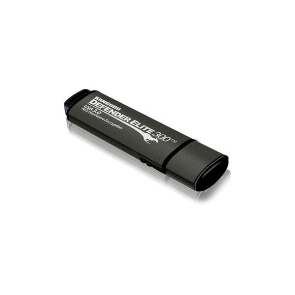 iStorage Kanguru Defender Elite300, 128GB pamięć USB USB Typu-A 3.2 Gen 1 (3.1 Gen 1) Czarny, Szary