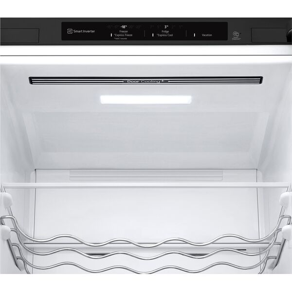 LG GBV3200DEP lodówko-zamrażarka Wolnostojący 387 l D Czarny