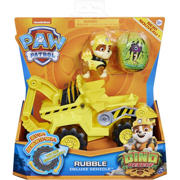 Spin Master Spin Master Paw Patrol Dino Rescue Rubbles Base Vehicle Toy Vehicle (Yellow/Black)