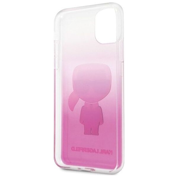 Karl Lagerfeld Karl Lagerfeld iPhone 11 Pro Max KLHCN65TRDFKPI różowy hard case Gradient Iconic Karl
